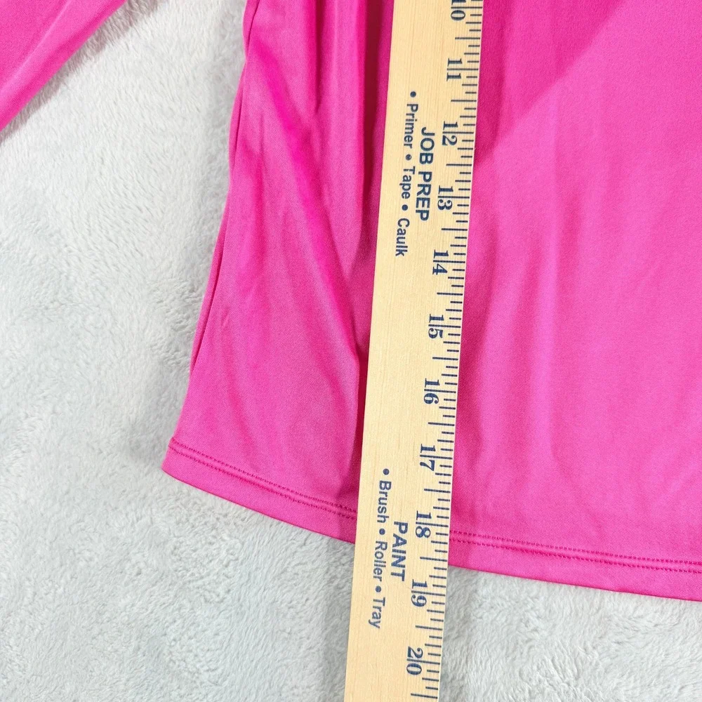 Speedo Women's Long Sleeve Rash‎ Guard Swim Hoodie Rose Violet Size M